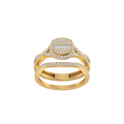 Gilded Whimsy: Enchanting 14K Gold Fashion Ring