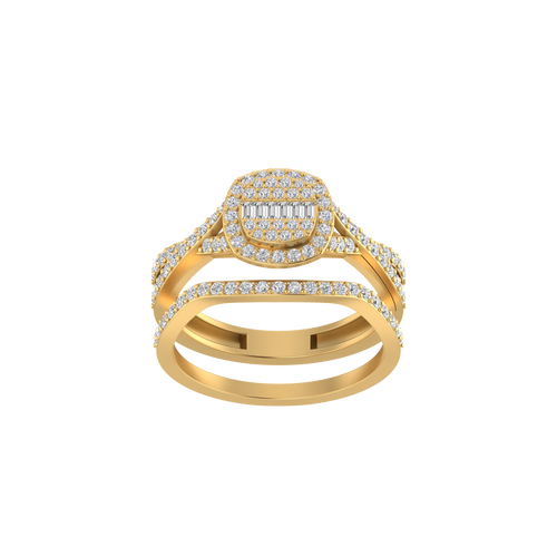 Gilded Whimsy: Enchanting 14K Gold Fashion Ring