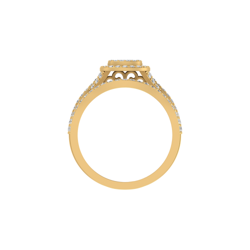 Gilded Whimsy: Enchanting 14K Gold Fashion Ring