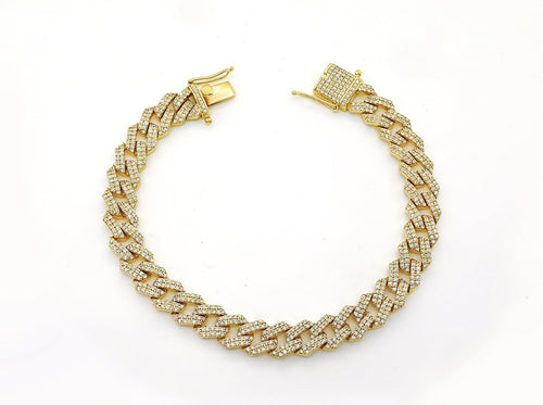 Urban Elegance:Through Life Adorned in Our Distinctive 14K Cuban Bracelet