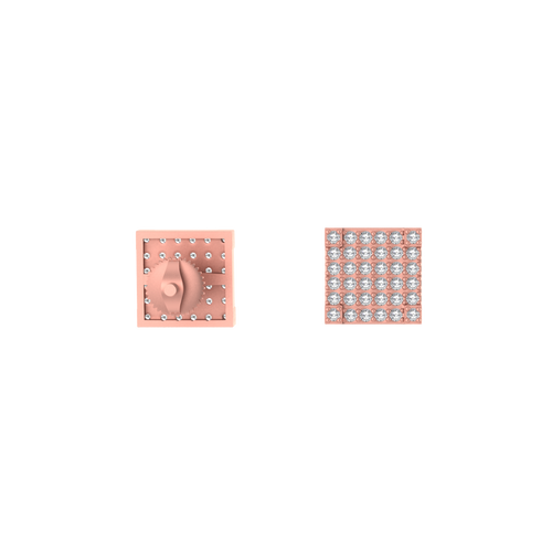 Classic square 8 mm Studs