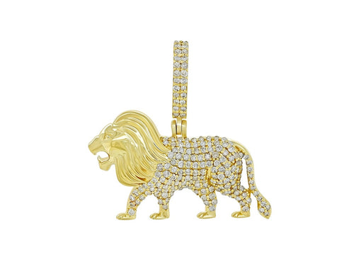 Lionheart Legacy : 14K Gold Leo Zodiac Pendant for the Bold and Brave