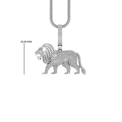 Lionheart Legacy : 14K Gold Leo Zodiac Pendant for the Bold and Brave