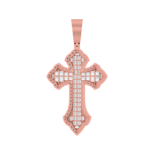 Sacred Splendor: 14K Gold Cross Pendant