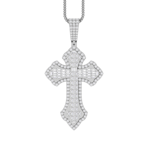 Sacred Splendor: 14K Gold Cross Pendant