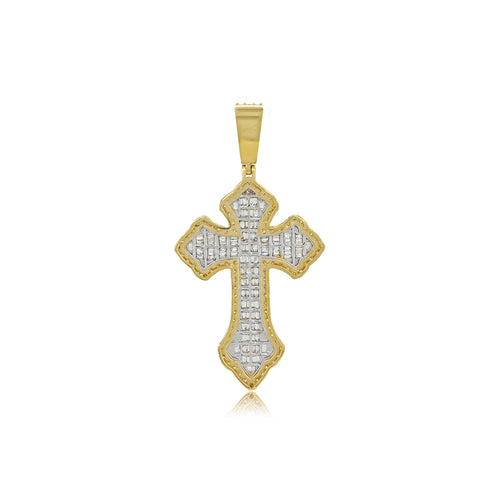 Sacred Splendor: 14K Gold Cross Pendant