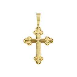 Divinity Defined: 14K Gold Cross Pendant