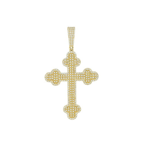 Divinity Defined: 14K Gold Cross Pendant