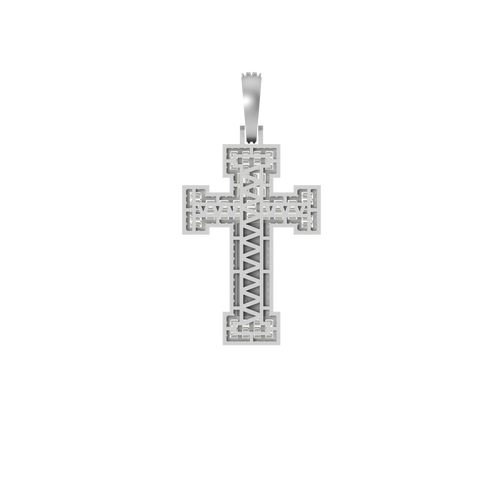 Heavenly Reflections: 14K Gold Jesus Cross Pendant