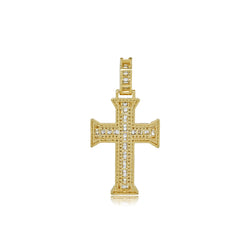 Divine Glow 14K Gold Cross Pendant  Daily Reminder of Devotion