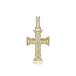 Divine Glow 14K Gold Cross Pendant  Daily Reminder of Devotion