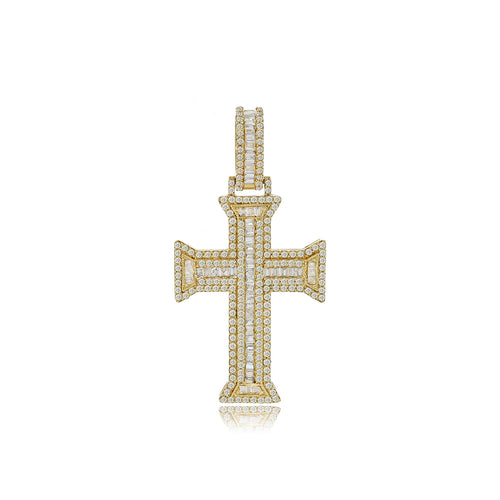 Divine Glow 14K Gold Cross Pendant  Daily Reminder of Devotion