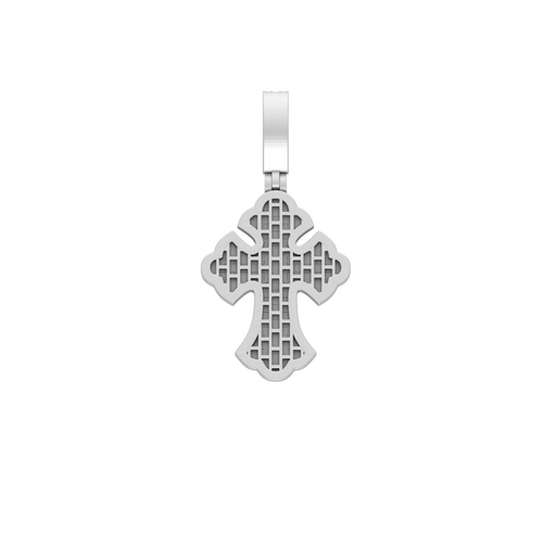 Heavenly Halo: 14K Gold Cross Pendant