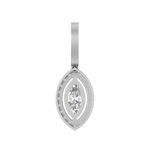 Golden Solitaire: 14K Gold Oval Cut Pendant