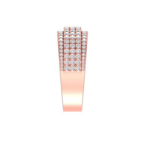 Modern Glow: 10K Gold Fashion Ring