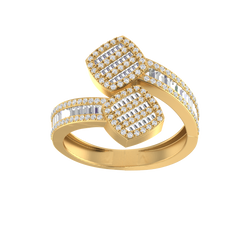 Timeless Elegance: Modern Style 14K Gold Fashion Ring