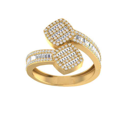 Timeless Elegance: Modern Style 14K Gold Fashion Ring