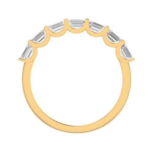 Dazzling Embrace: 14K Eternal Allure Band