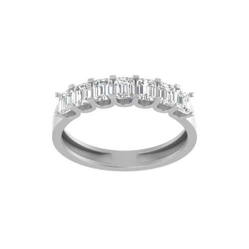 Timeless Sparkle: 14K Eternity Bliss Band