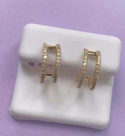 Luminous Circles 14K Gold Hoop Earrings for Enduring Beauty