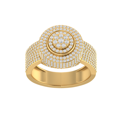 Classic Comfort: 14K Gold Fashion Ring