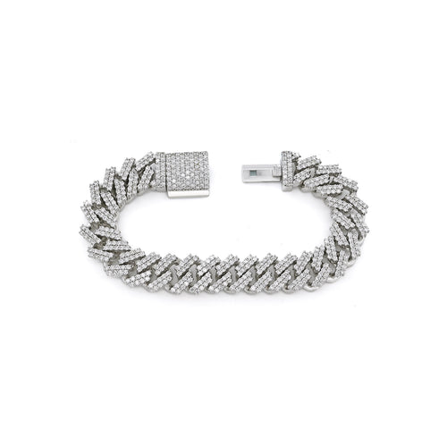 14kt Miami cuban link solid gold bracelet