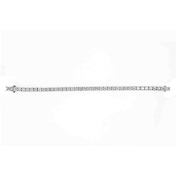 14K White Gold Diamond Tennis Bracelet | Timeless Elegance