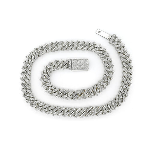 Bold Brilliance:14K Gold Cuban Chain for Men