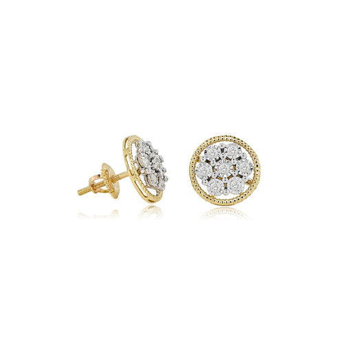 14K Gold Round Earrings to Elevate Any Outfit