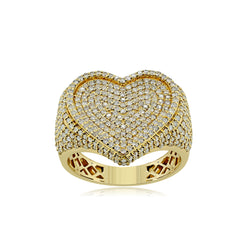 Heart's Desire: 14K Gold Heart-Shaped Ring