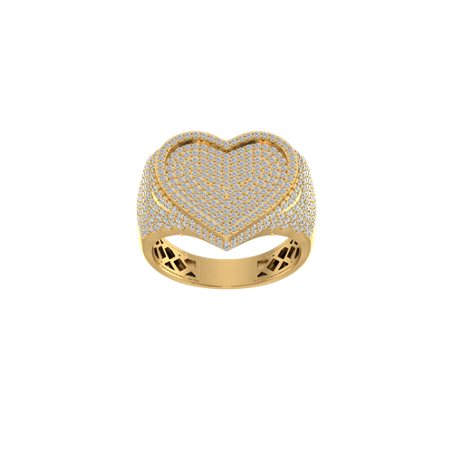 Heart's Desire: 14K Gold Heart-Shaped Ring