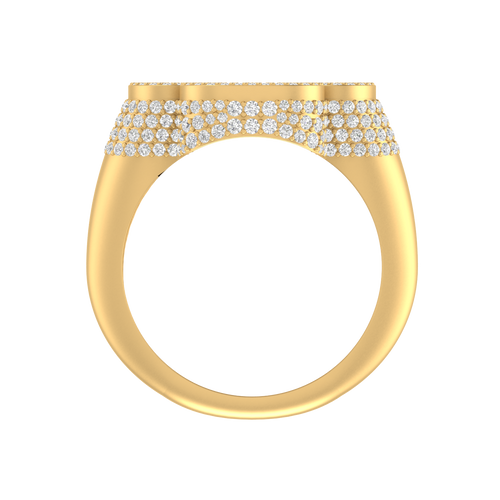 Royal Flush: 14K Gold Spade Ring