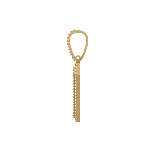 Luxurious Legacy: Number 7 Diamond Pendant in 10K Solid Gold