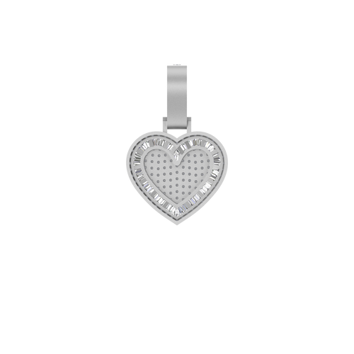 Gleaming Melody: 14K Gold Heart Pendant