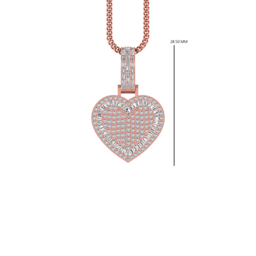 Loving Legacy: 14K Gold Heart-Shaped Pendant