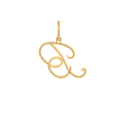 Bespoke Beauty: 14k Solid Gold B Initial Pendant