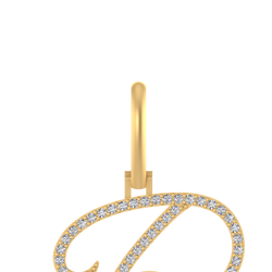 Bespoke Beauty: 14k Solid Gold B Initial Pendant