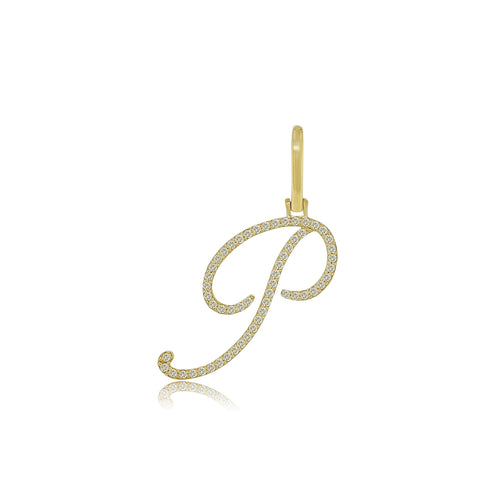 14k Stylish Initial A to Z pendents