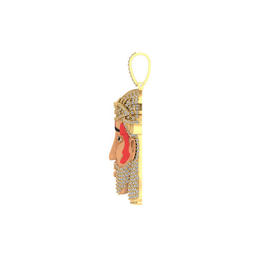 Divinity in Gold: 14K Jesus Pendant