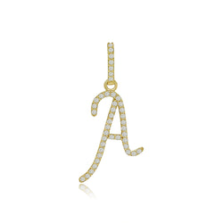 14k Stylish Initial A to Z pendents