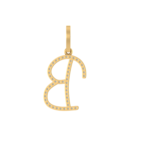 14k Stylish Initial A to Z pendents