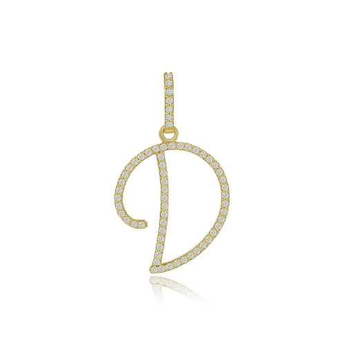 14k Stylish Initial A to Z pendents