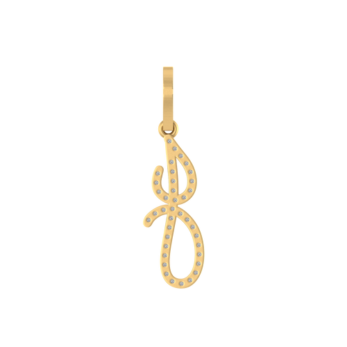 14k Stylish Initial A to Z pendents