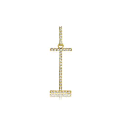 14k Stylish Initial A to Z pendents