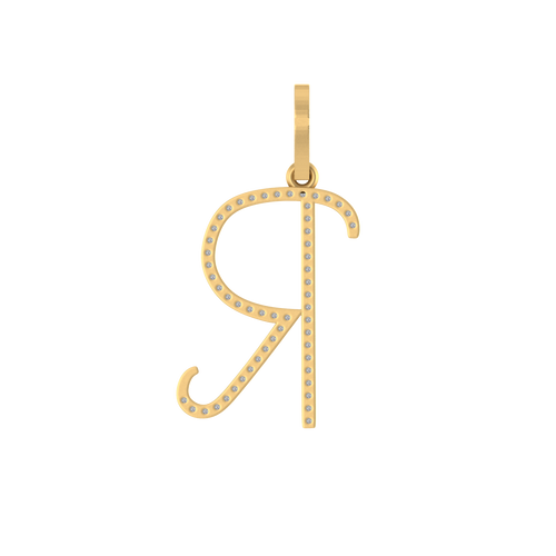 14k Stylish Initial A to Z pendents