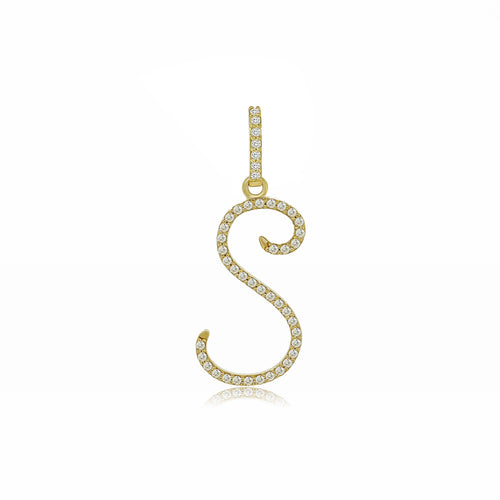 14k Stylish Initial A to Z pendents