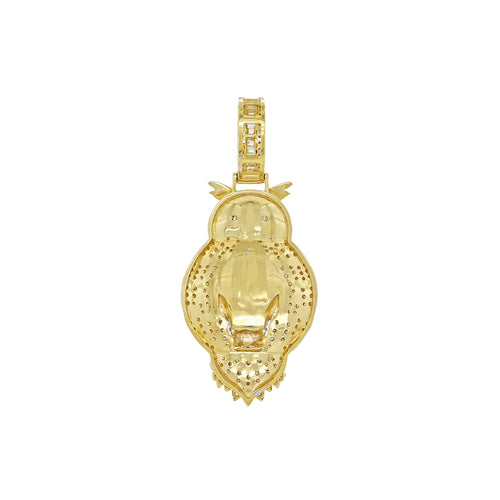 Street Shine: 14K Gold Hip-Hop Pendant for Modern Impact