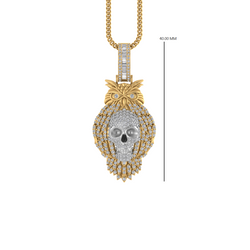 Street Shine: 14K Gold Hip-Hop Pendant for Modern Impact