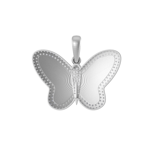 Radiant Wings: 14K Gold Butterfly Elegance Pendant