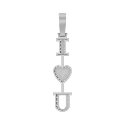 Forever Yours: 14k Gold 'I Love You' Pendant